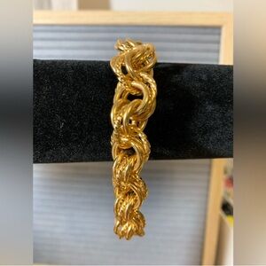 Elegant Gold Rope Chain Bracelet